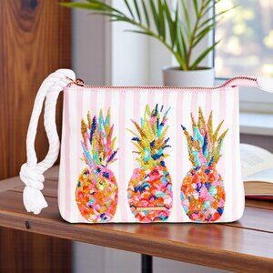 SOLD!! Spartina 449 - Moreland Pineapple Carina Wristlet - NWT